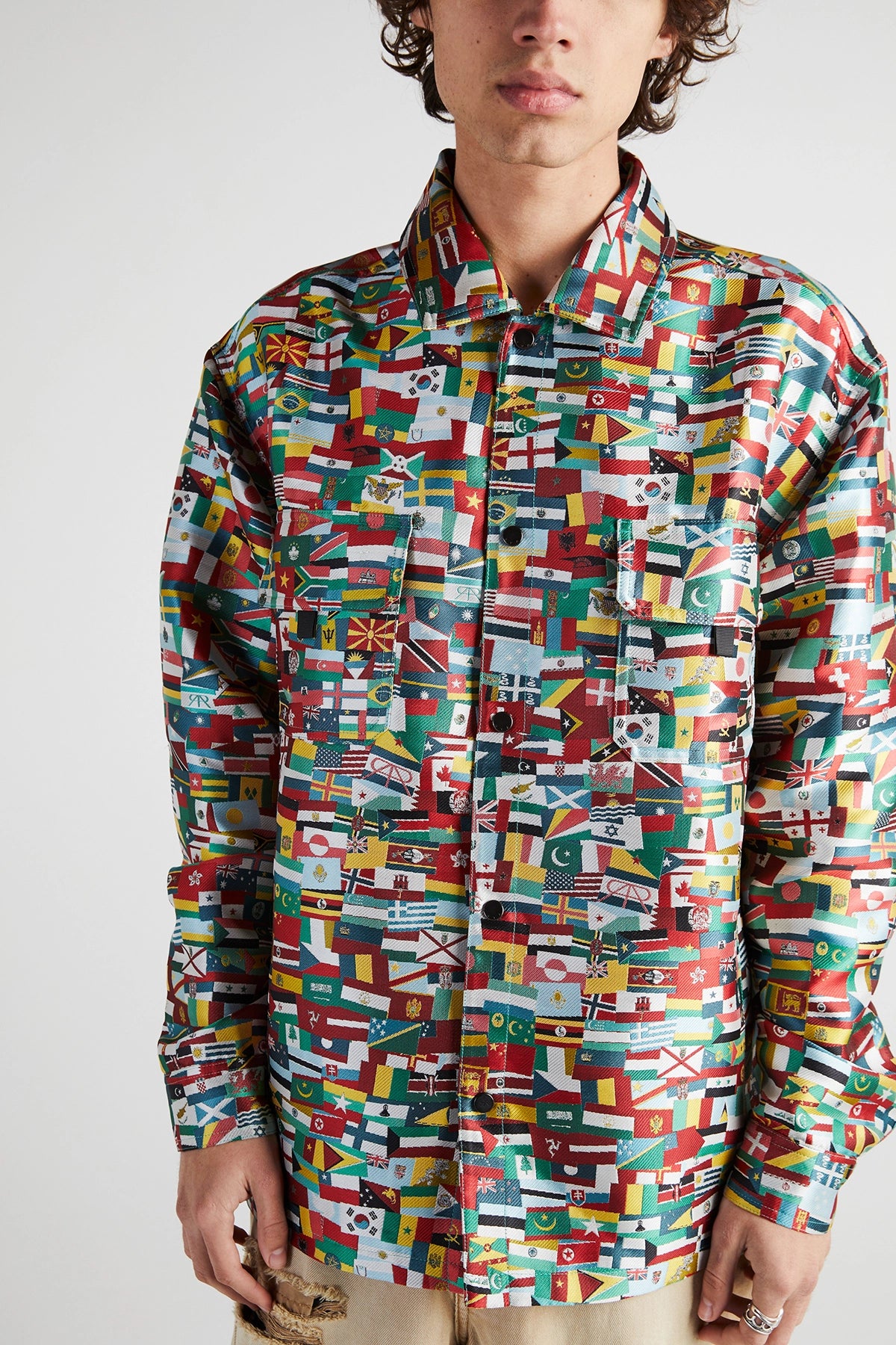 CHEST POCKET SHACKET | NATIONAL FLAGS