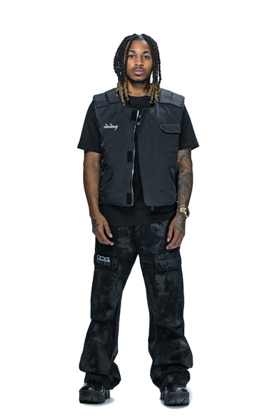 RTA X DDG WYLIE CARGO JEAN | BLACK WAX COATED DDG