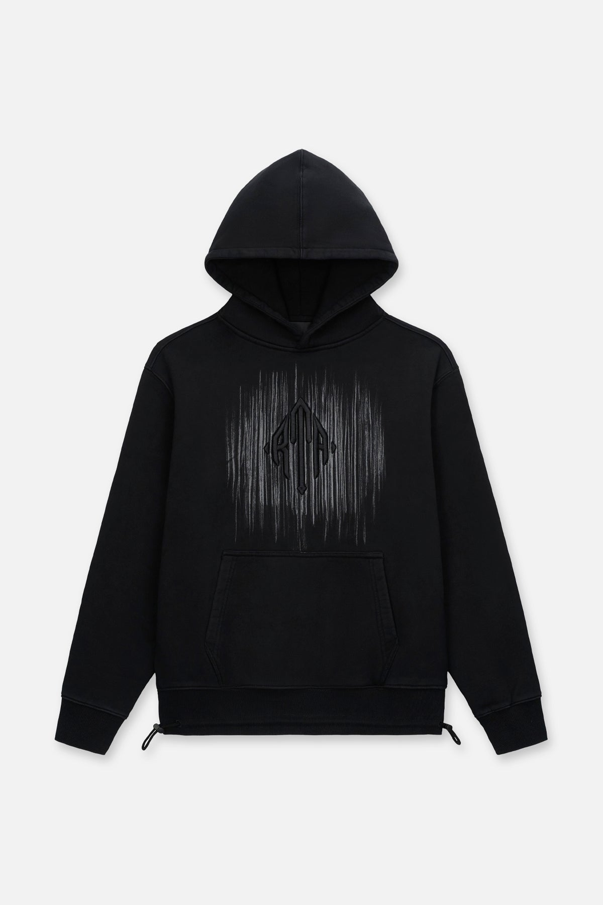 JORDAN HOODIE | BLACK ETCHED MONOGRAM – RTA