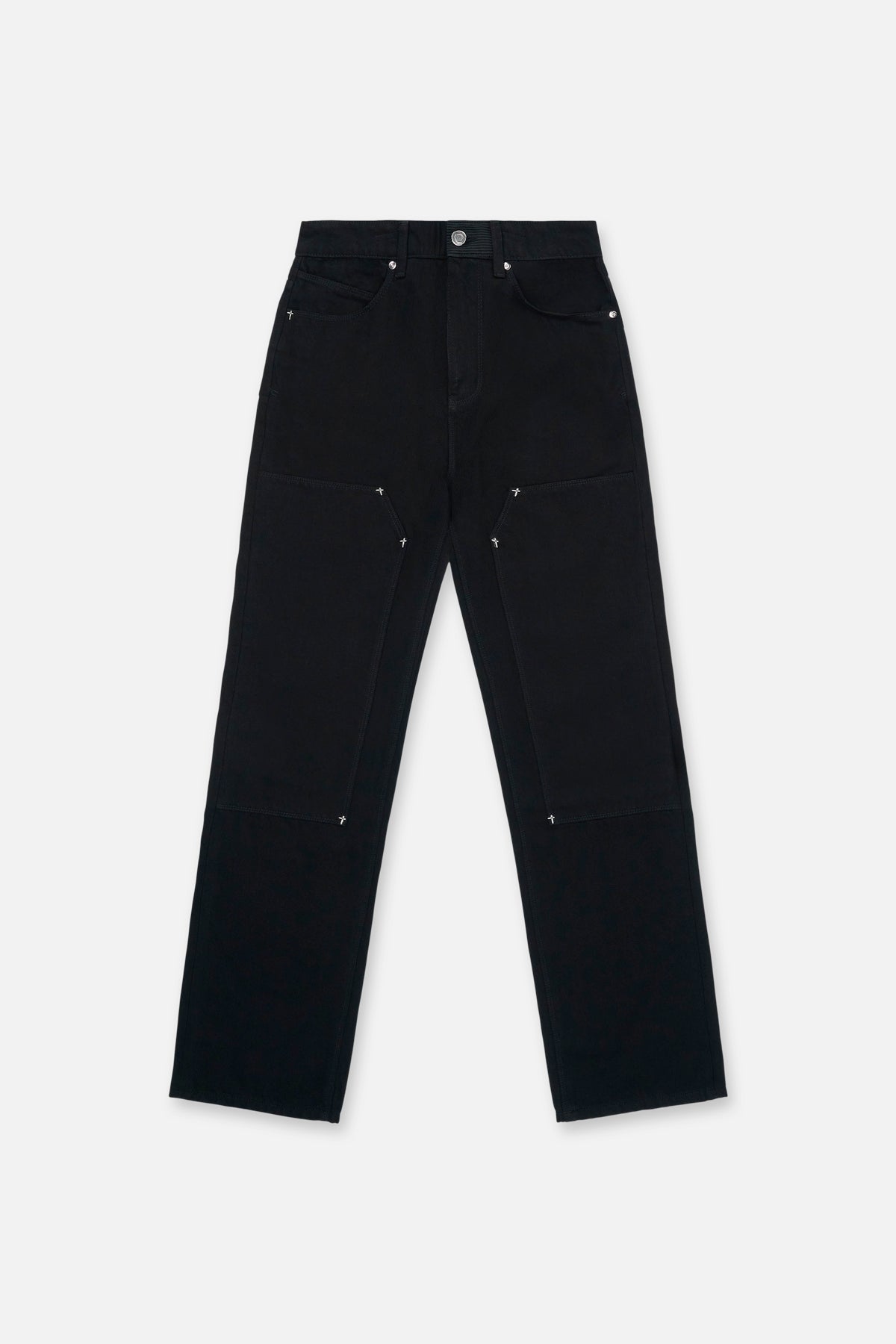 Men's Black Slim Fit Carpenter Jeans | RTA