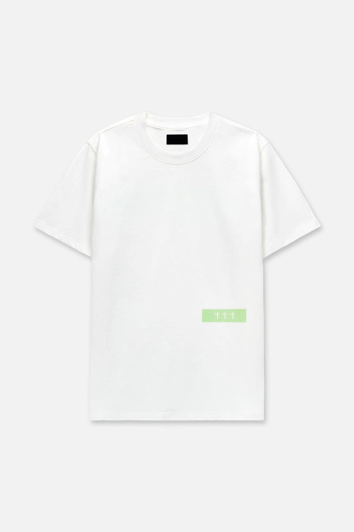 Men's White Glitch Logo T-Shirt | RTA