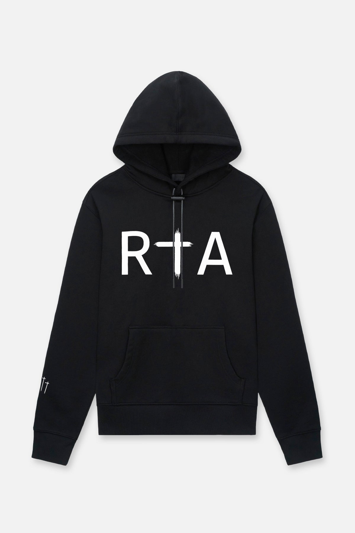 Men's Black White Hoodie | RTA