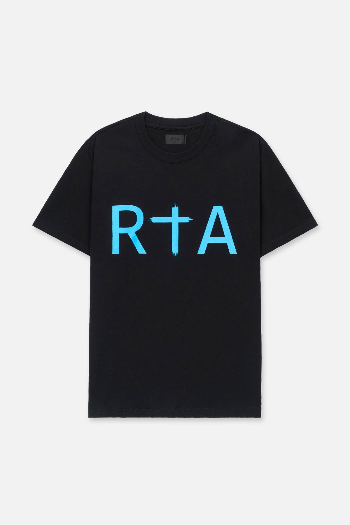 Men's Black Blue Short Sleeve Tee | RTA