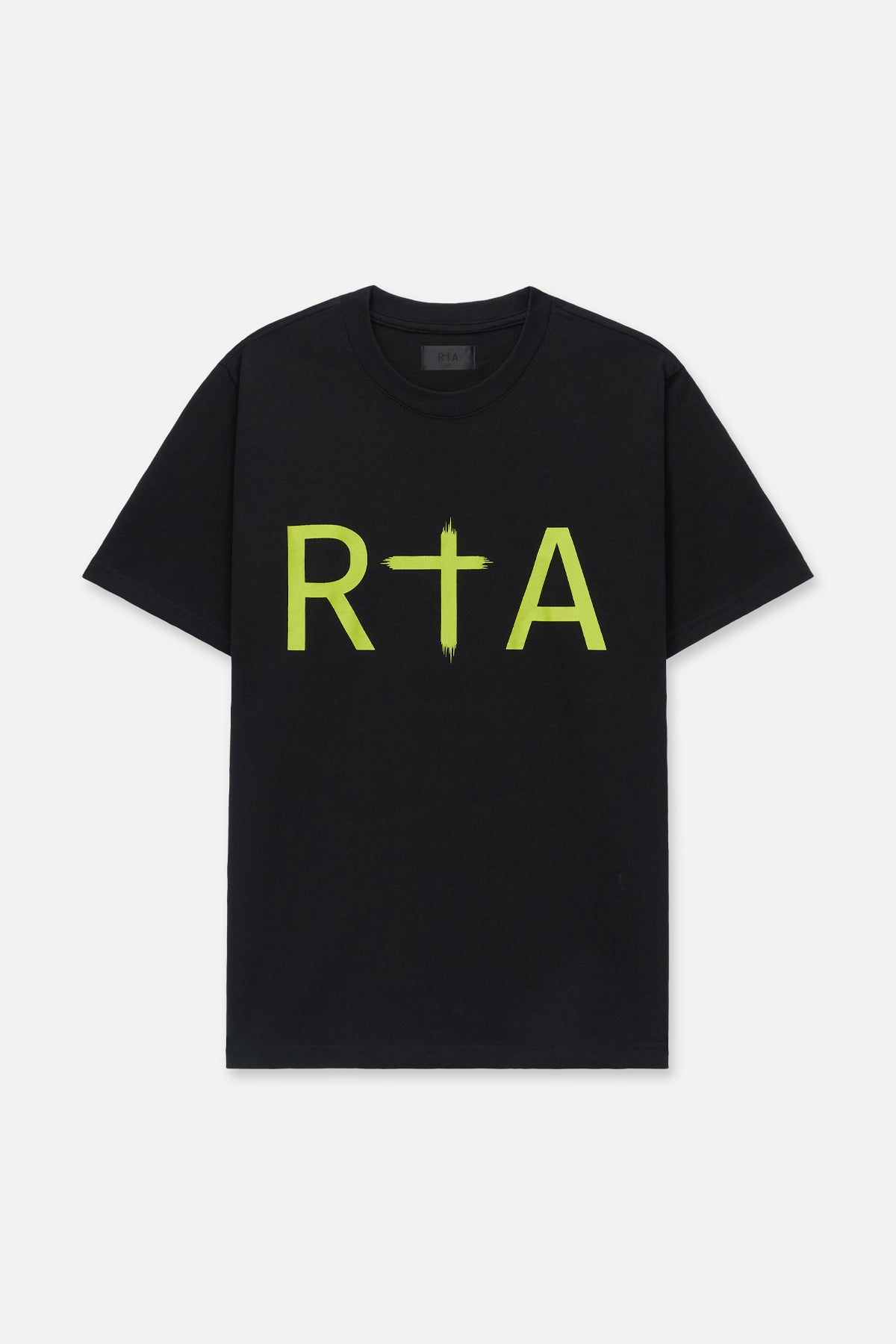 Men's Black Green Graphic Tee | RTA