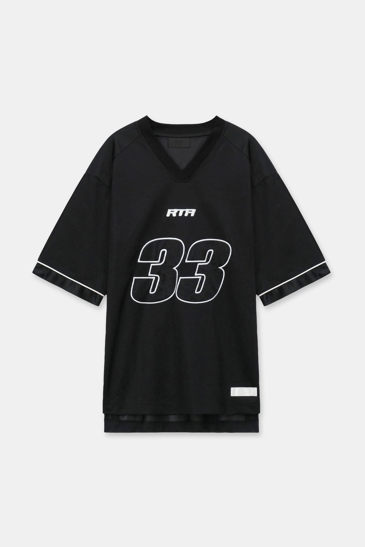 Men's Black Mesh Jersey Top | RTA