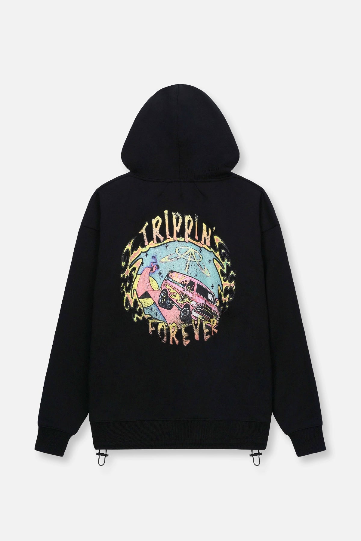 Men's Black Oversized Hoodie | RTA Men's Black Oversized Hoodie | RTA