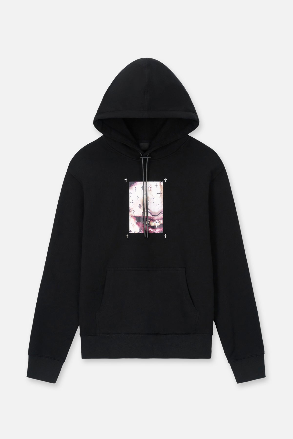 Men's Black Cross Hoodie | RTA