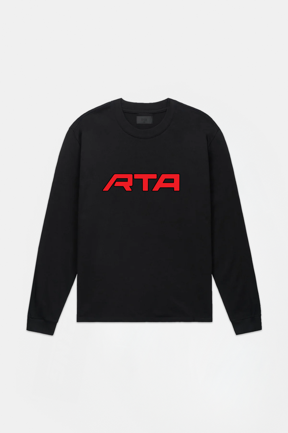 Men's Black Long Sleeve Graphic Tee | RTA