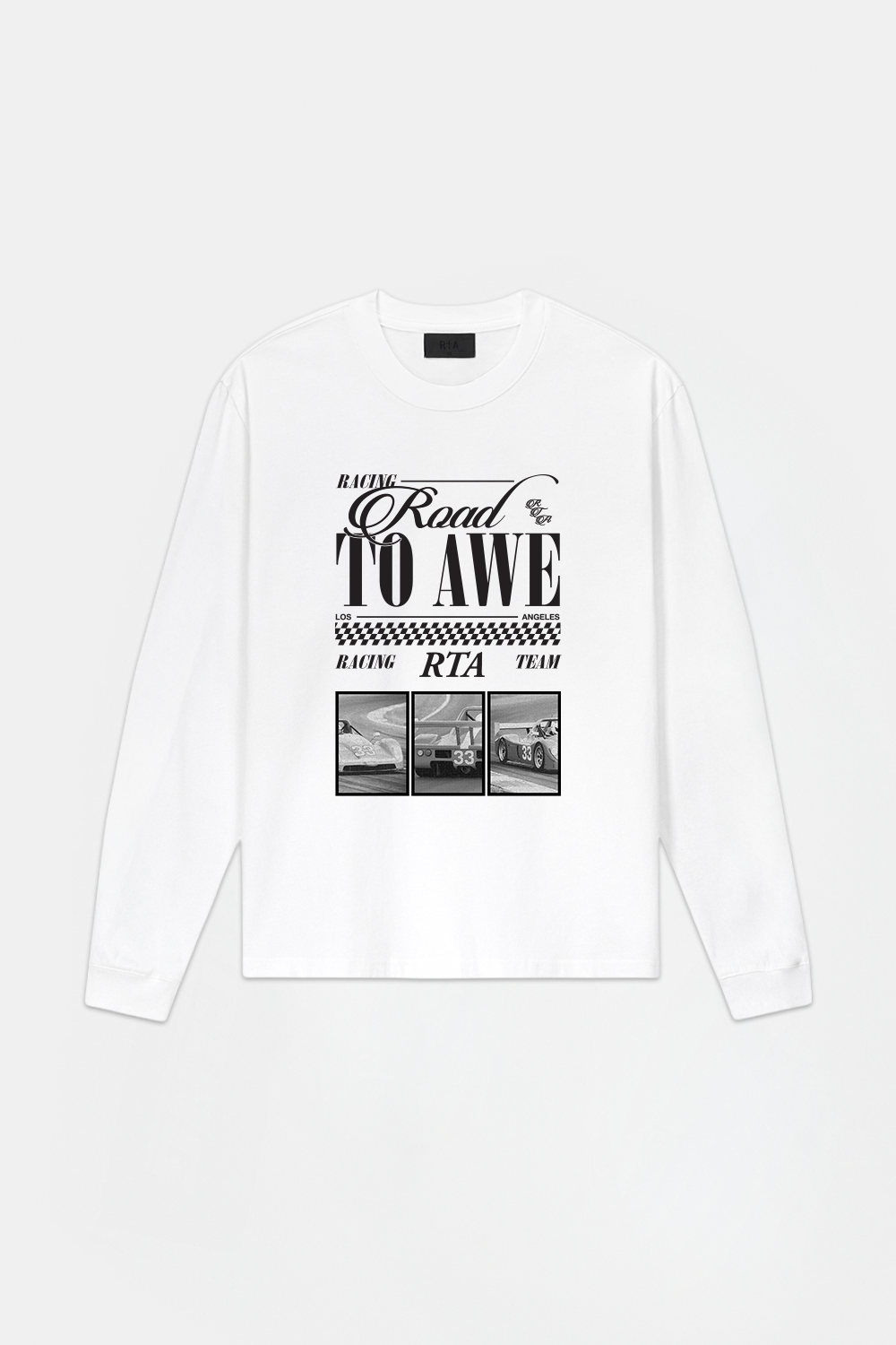 T*T様 everyone VINCENT L/S TEE 白 L ロンT カッ Men's White Long Sleeve Graphic Tee | RTA