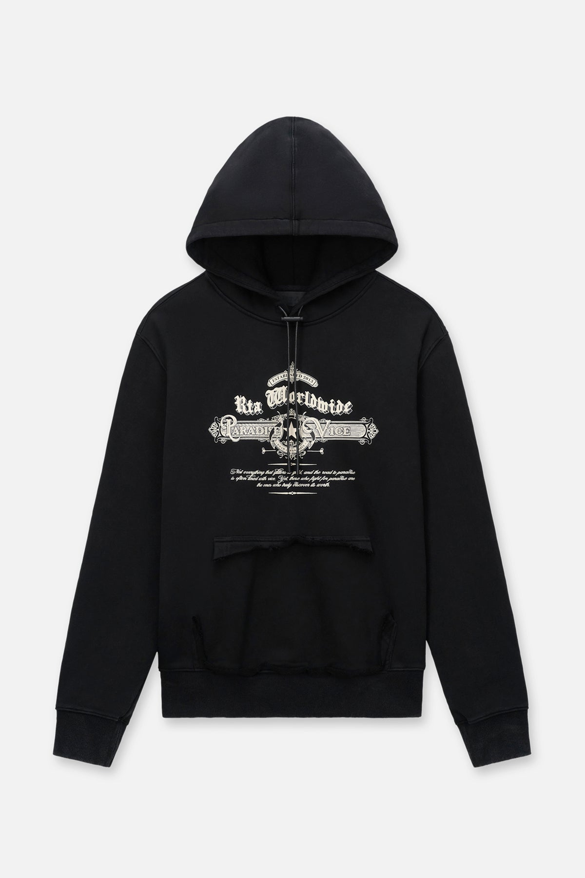 Men's Black Hoodie | RTA