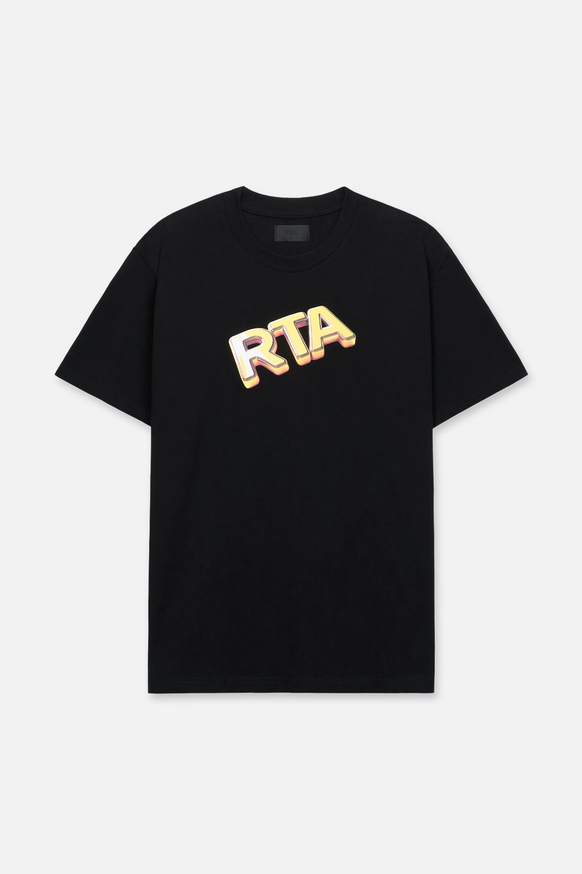 Men's Black Oversized Cotton Tee | RTA