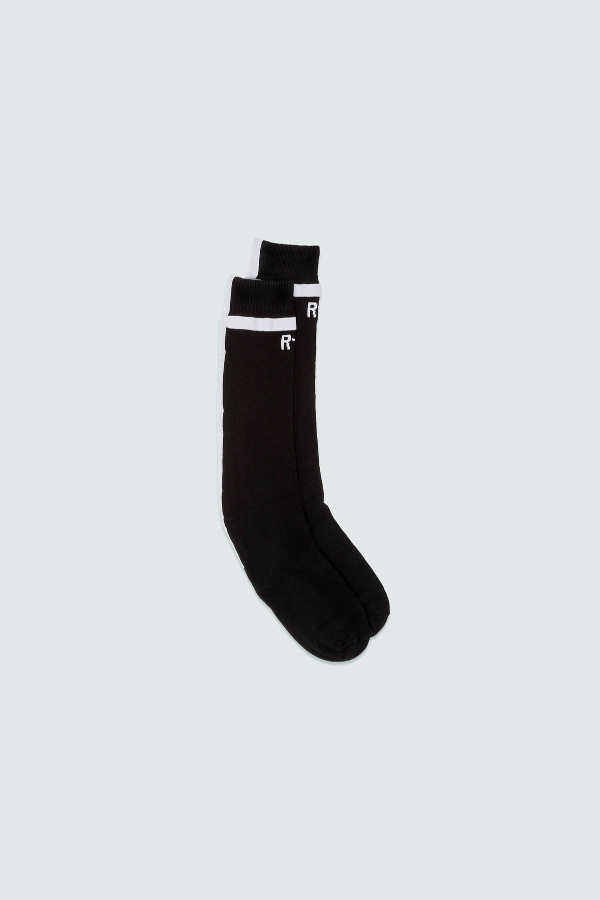 Long Black Cotton Socks