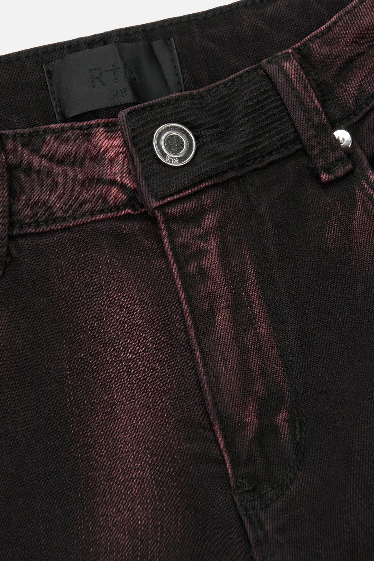 OLIVIER SKINNY JEAN | BLACK RED HIGHLIGHT