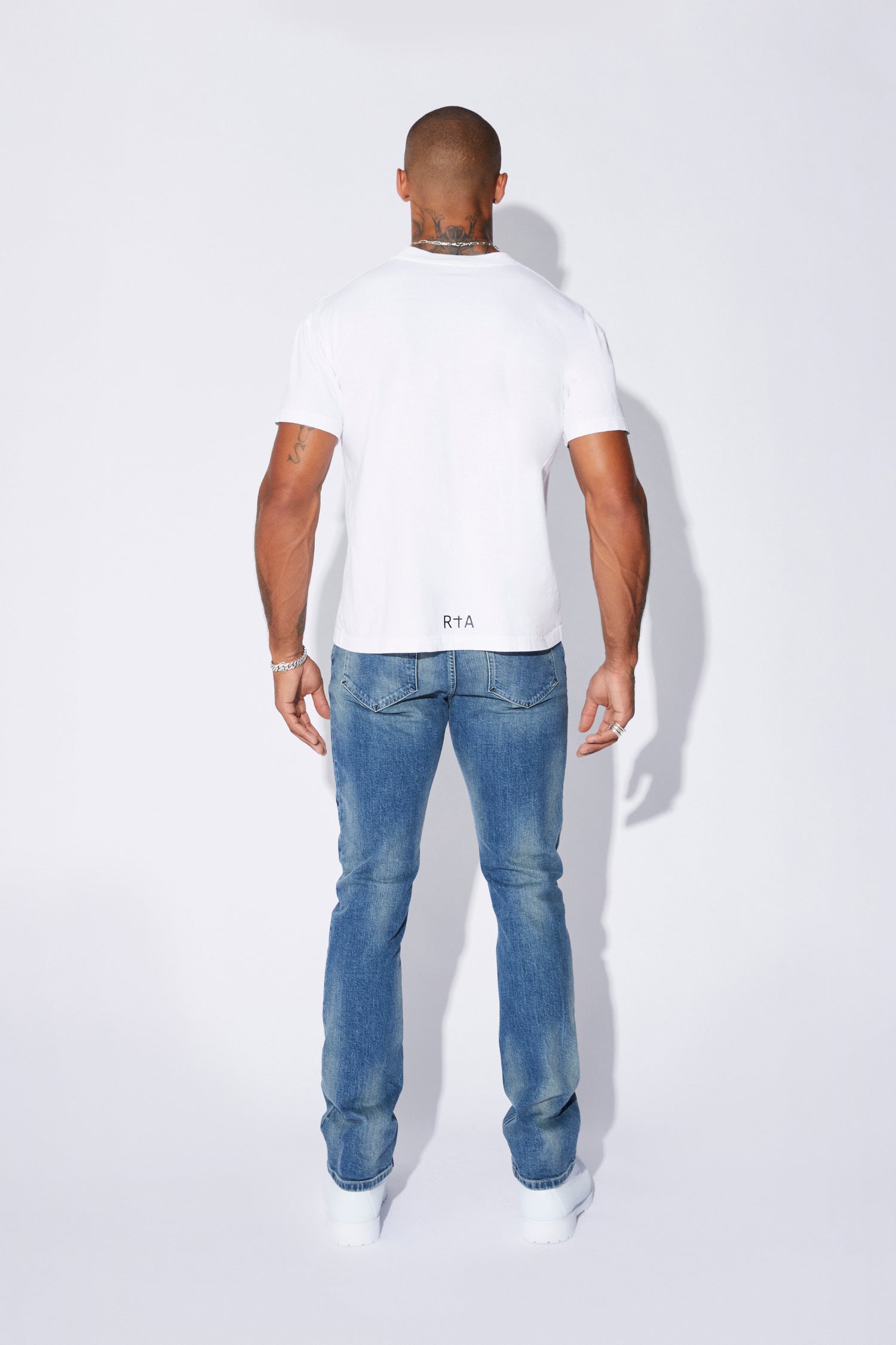 COLIN SHORT SLEEVE TEE | WHITE CHEST LOGO