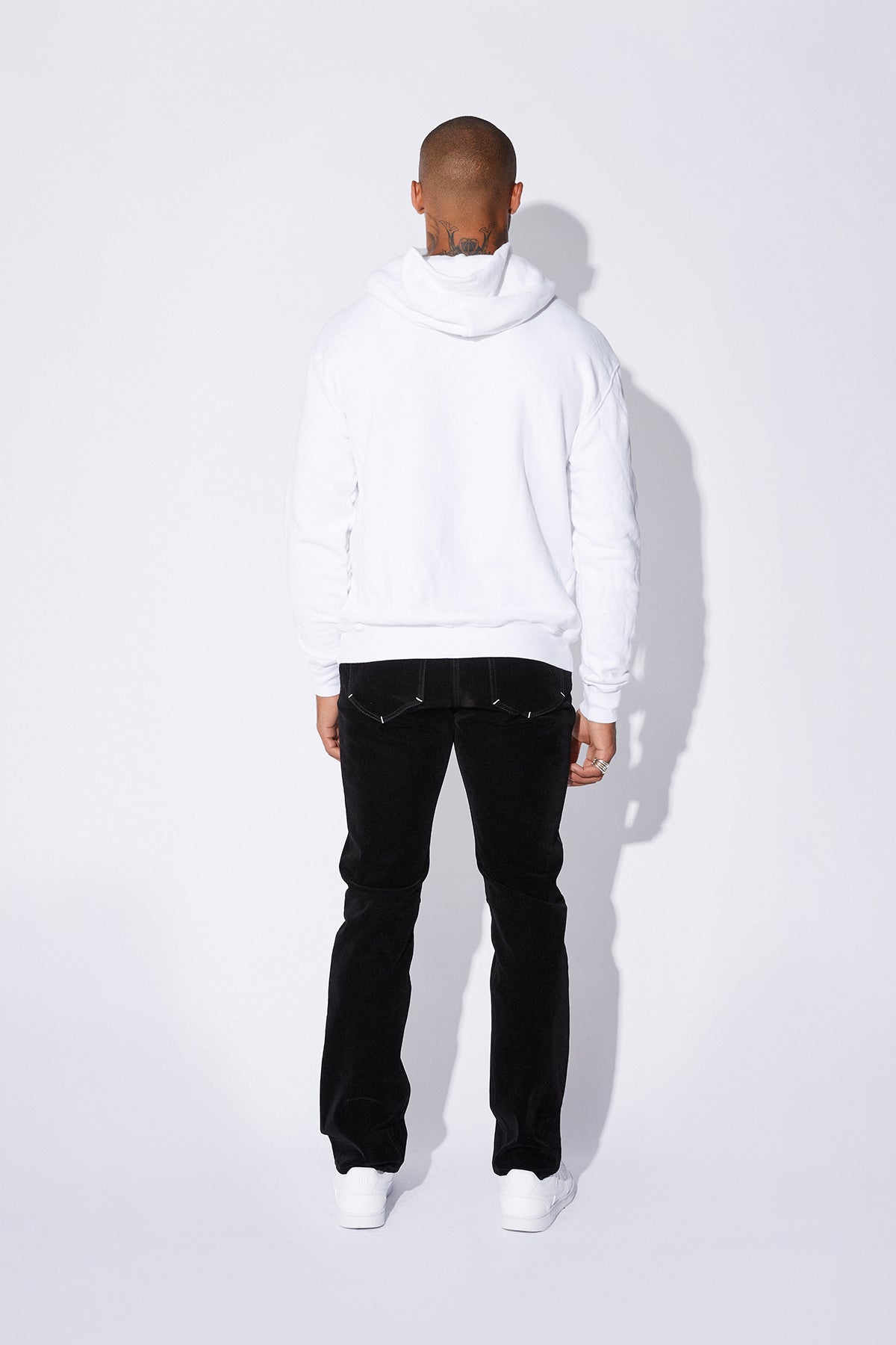 HOODIE | WHITE FRONT SMALL LOGO
