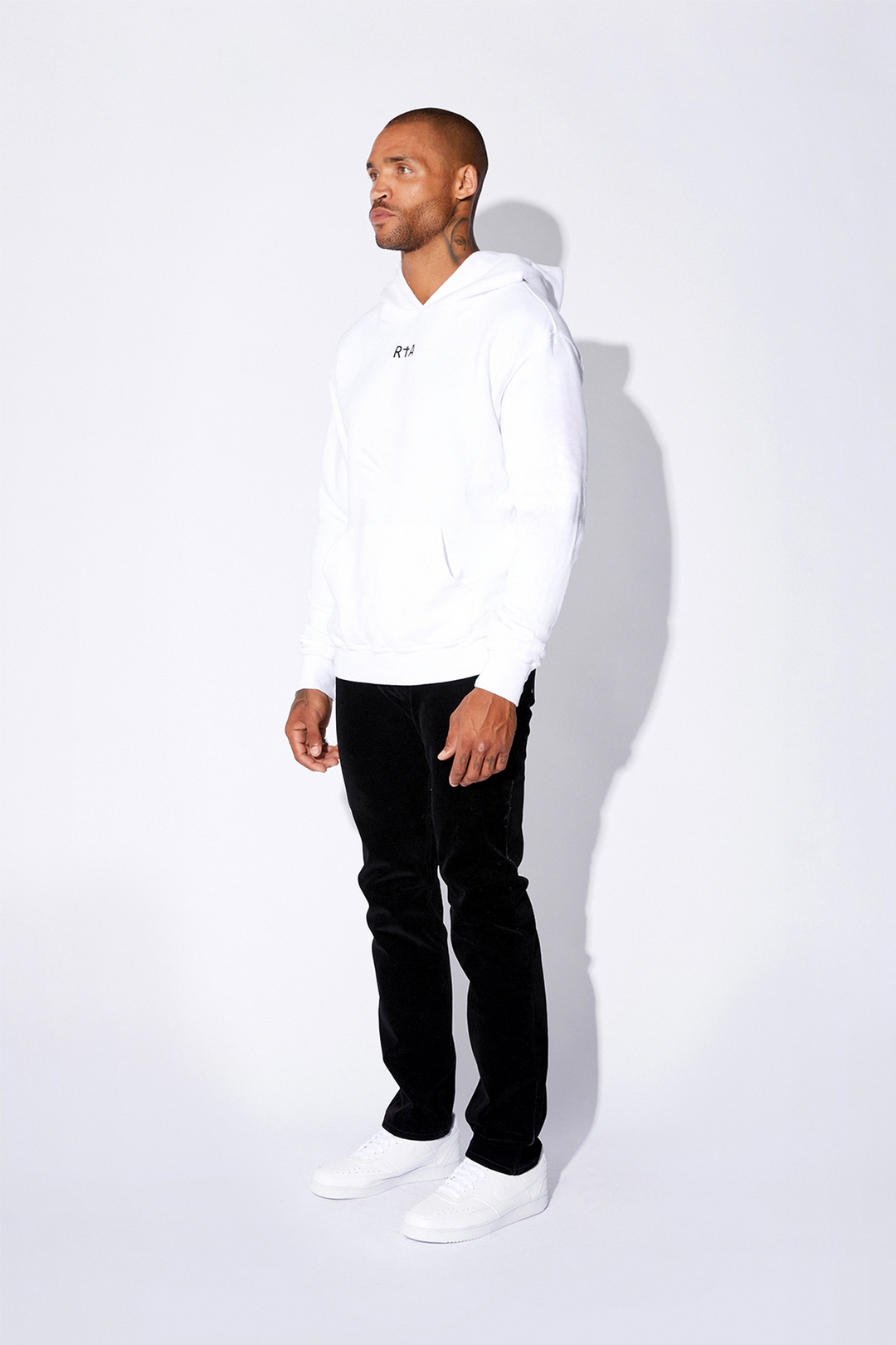 HOODIE | WHITE FRONT SMALL LOGO