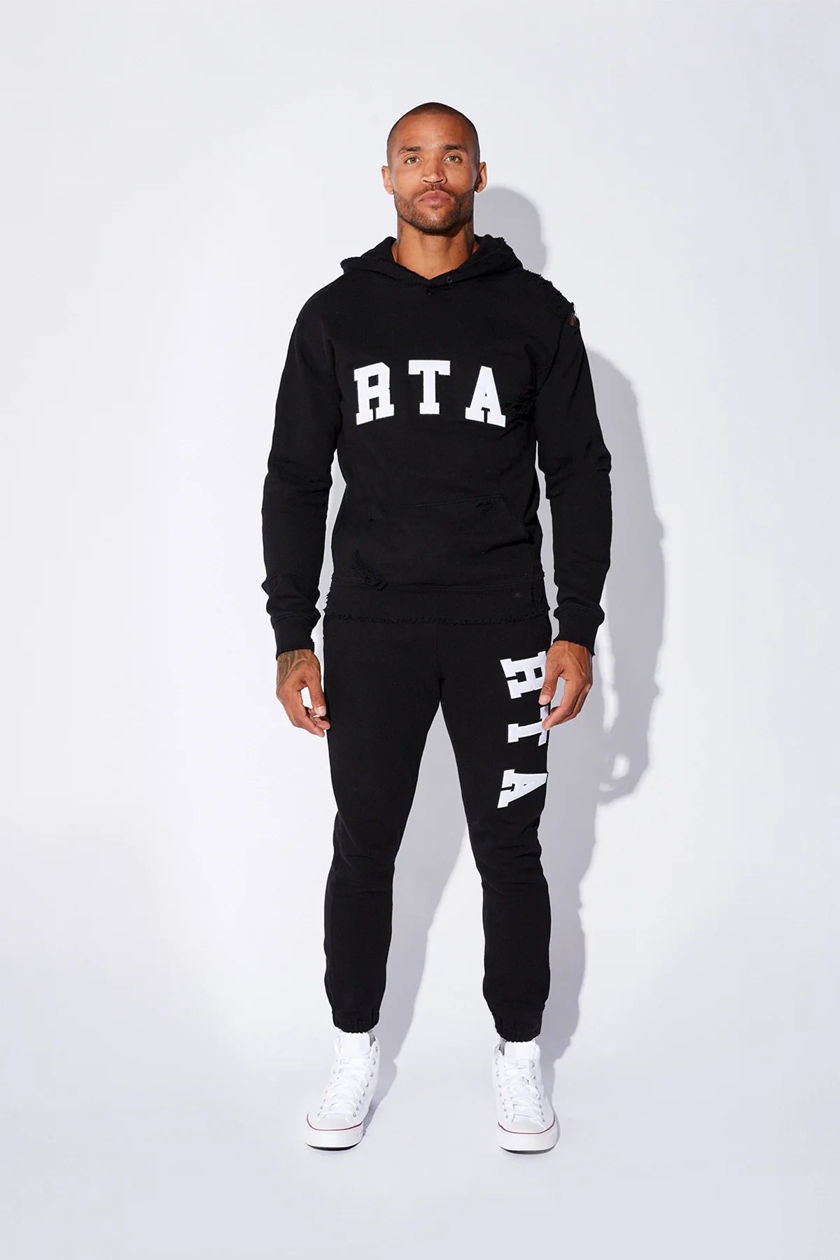 Men's Black Collegiate Sweatpants | RTA