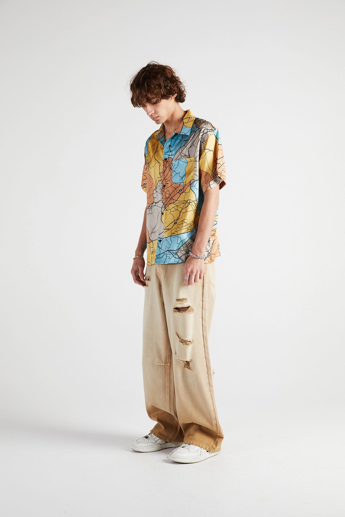 WIDE LEG JEAN | DISTRESSED SAVANNA