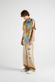 WIDE LEG JEAN | DISTRESSED SAVANNA