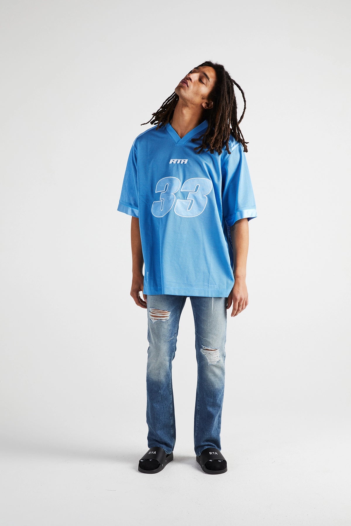 ANDRES TOP | BLUE MESH