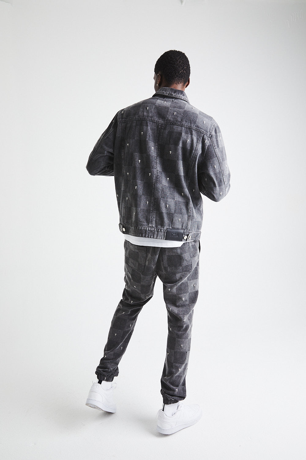 OWEN SWEATPANT | GREY CROSS CHECKER