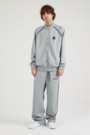 LEWIS TRACK JACKET | STONE GREY