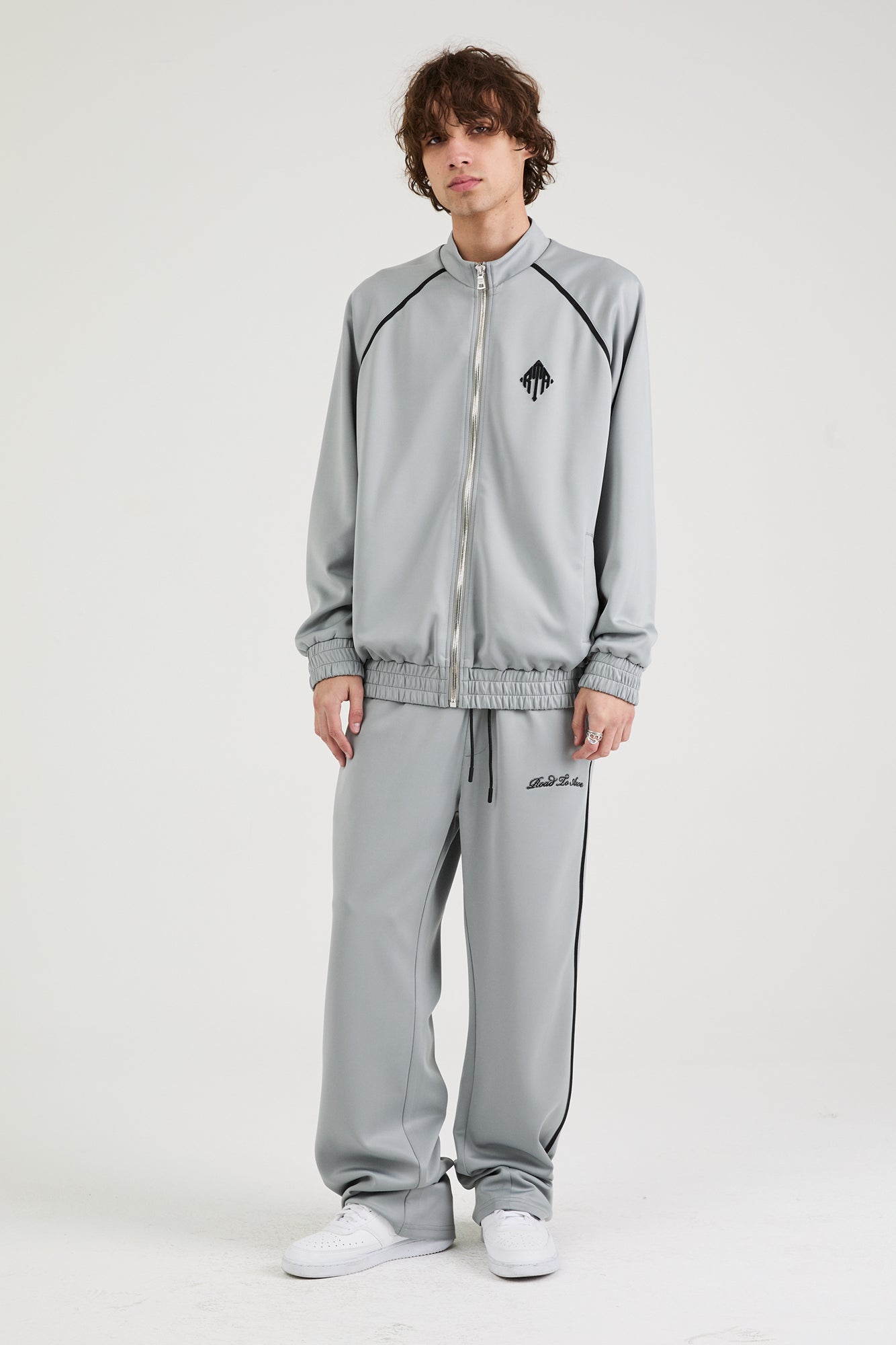 HARVEY TRACK PANT | STONE GREY