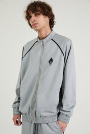 LEWIS TRACK JACKET | STONE GREY