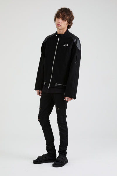 Men's Black Denim Jacket | RTA