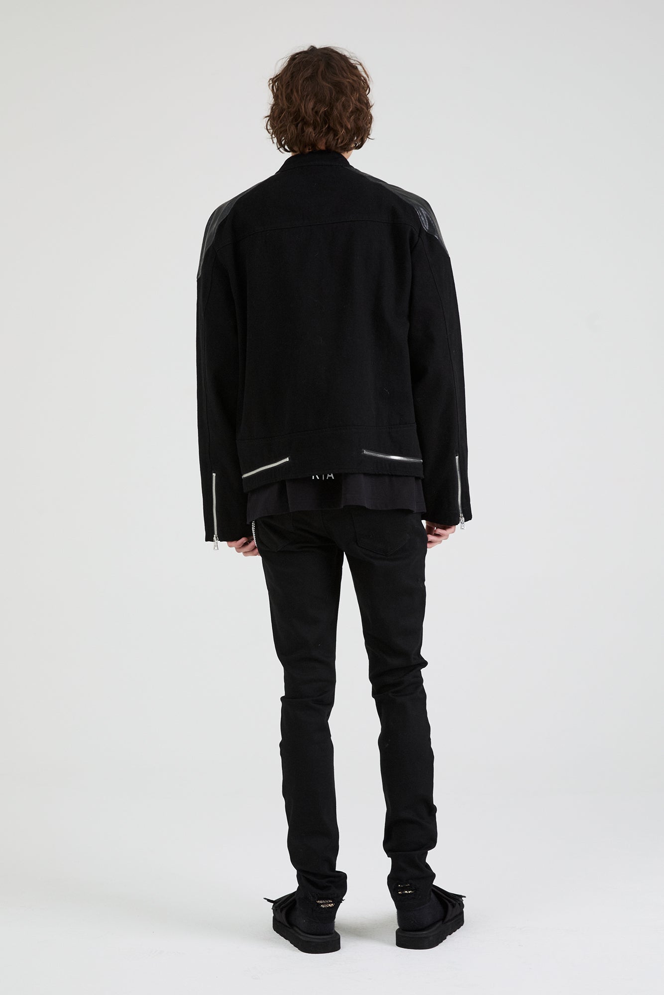 BAXTER DENIM JACKET | BLACK SNAKE – RTA