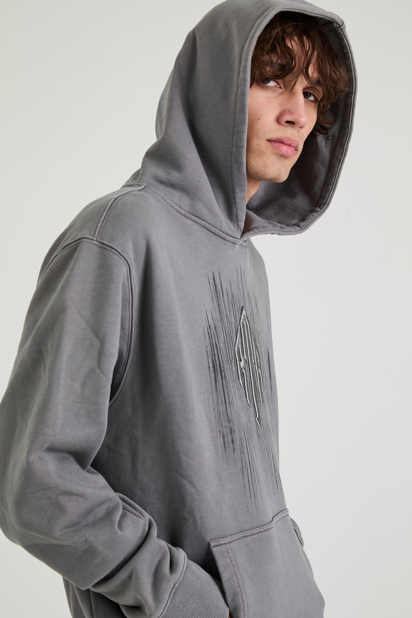 JORDAN HOODIE | STONE ETCHED MONOGRAM