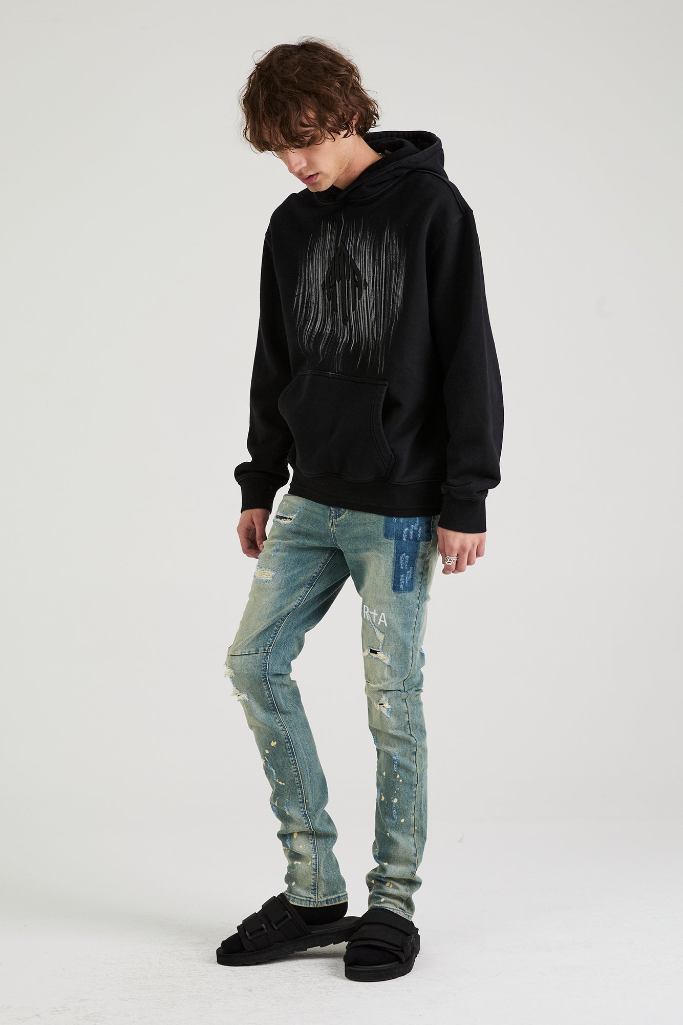 BRYANT SKINNY JEAN | BLUE KYANITE DISTRESSED