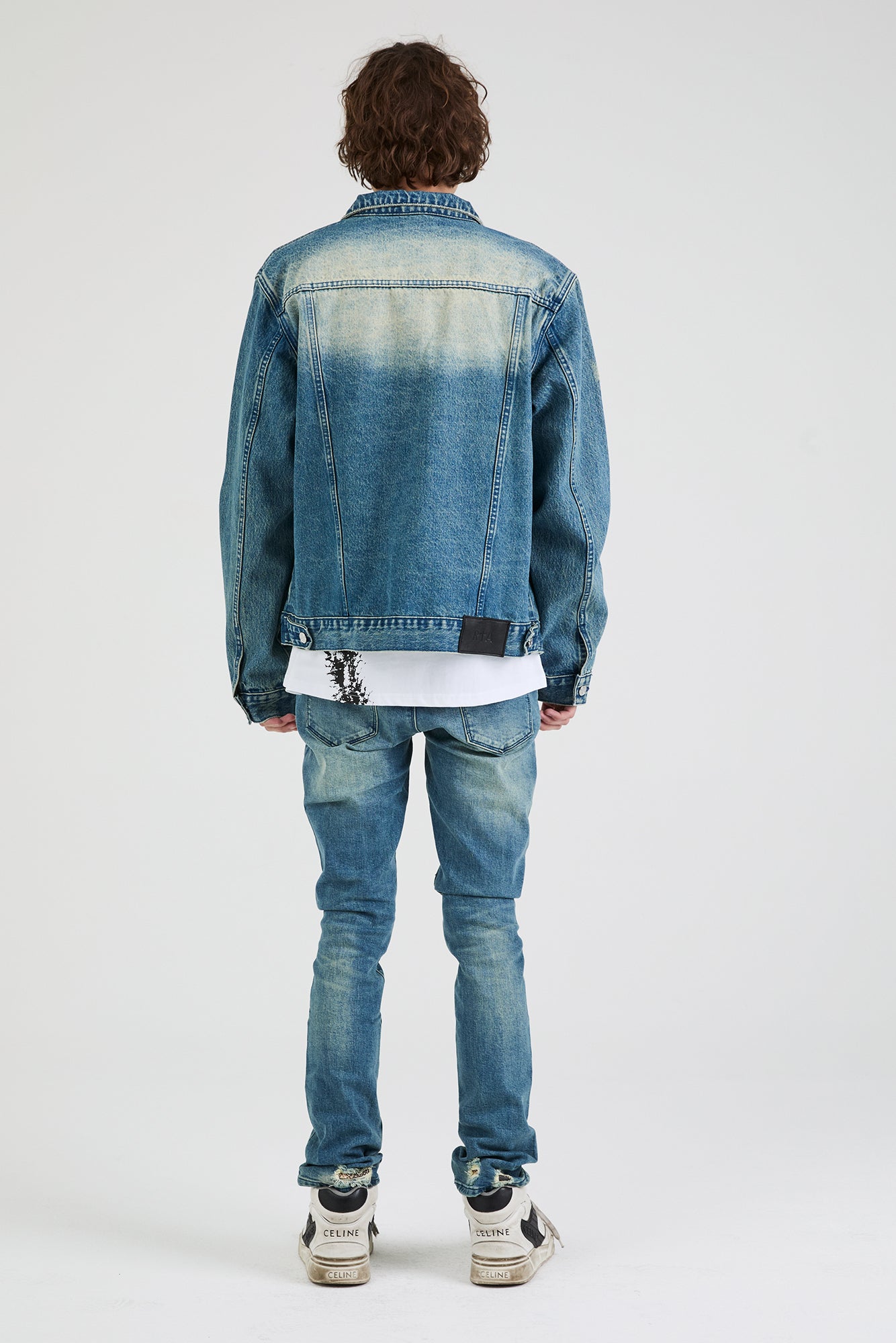 BRYANT SKINNY JEAN | BLUE DISTRESSED SNAKE