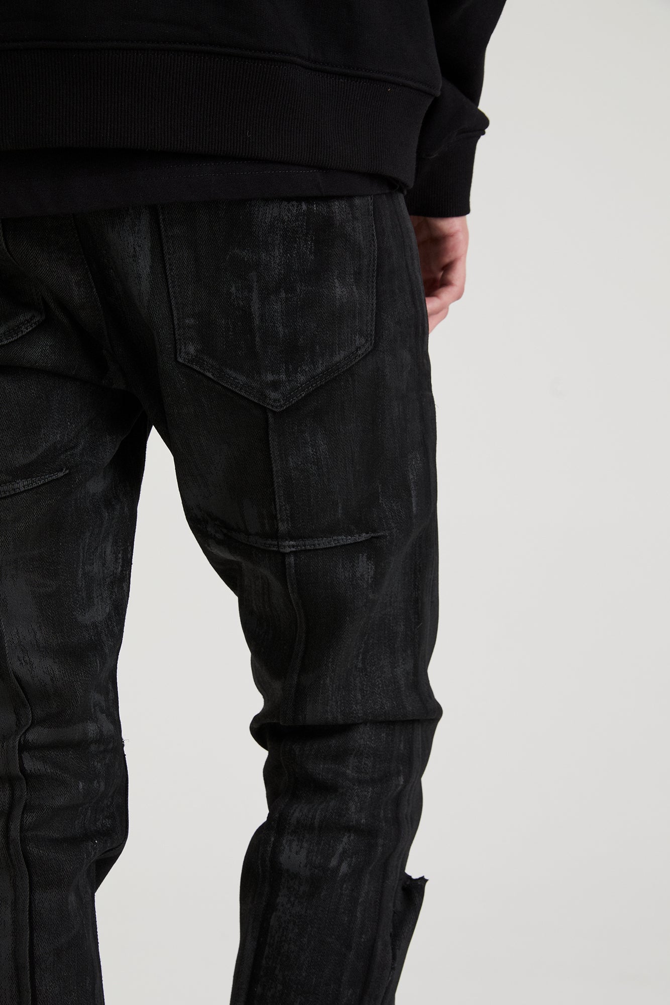 CLAYTON SKINNY JEAN | OBSIDIAN