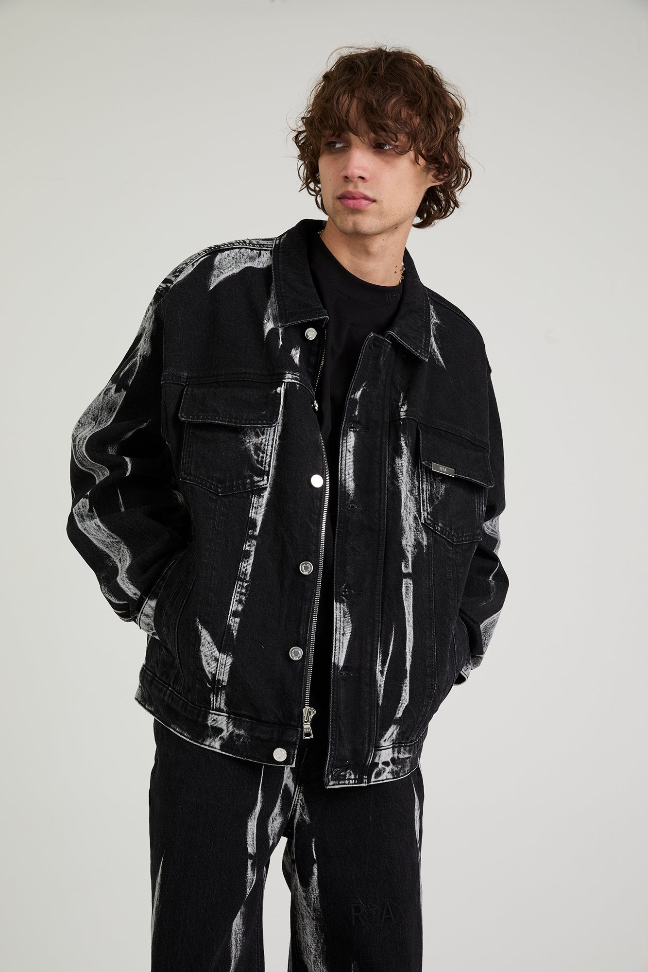 DANNY JEAN JACKET | BLACK MARQUINA