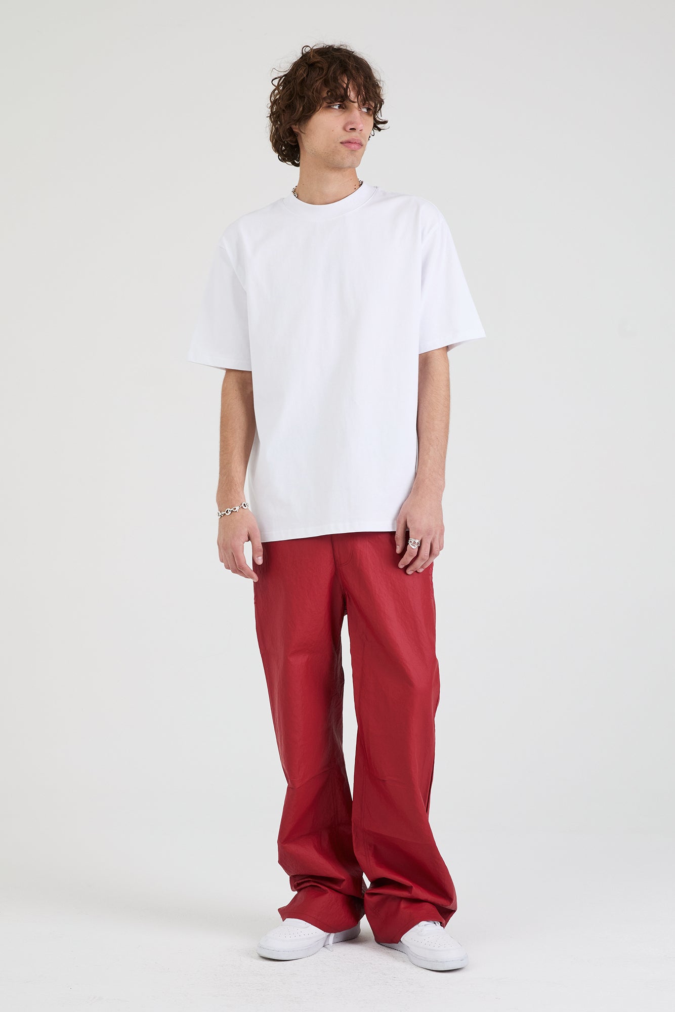 JAMIE LEATHER WIDE LEG PANT | CRIMSON RED – RTA