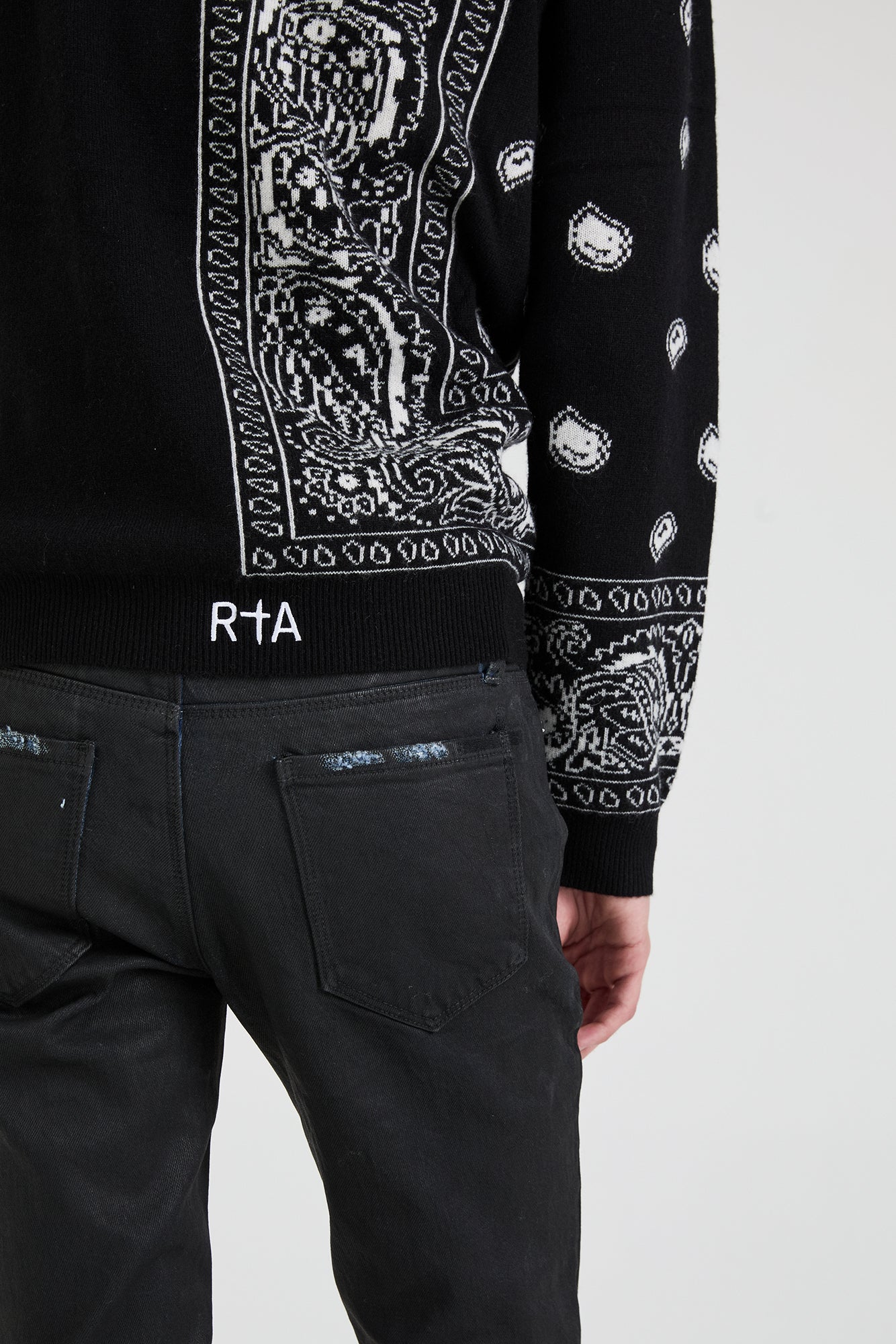 CREED SWEATER | BLACK PAISLEY