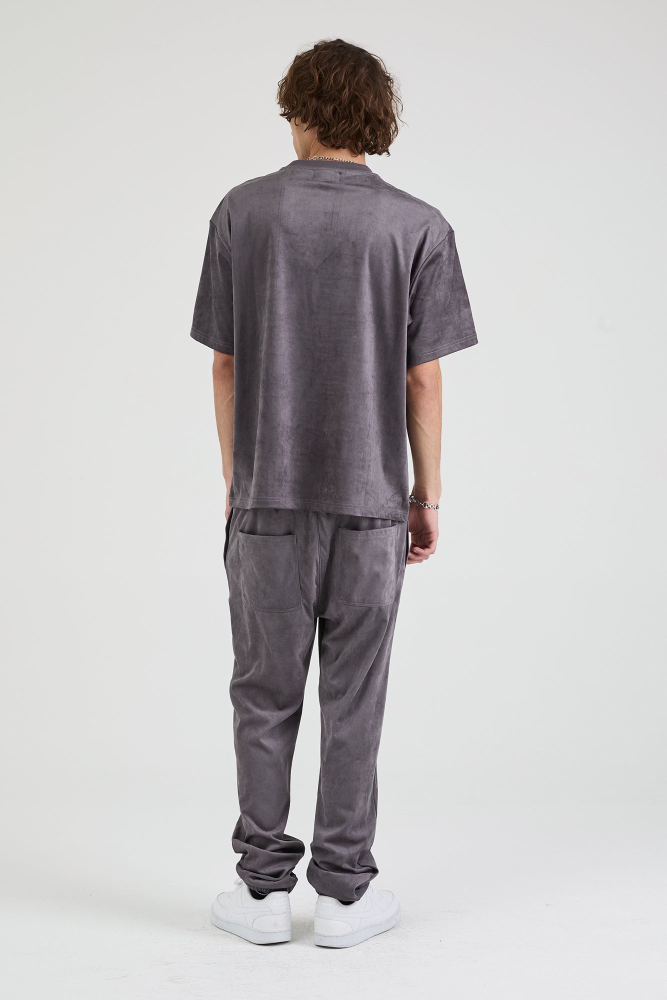 OWEN SWEATPANT | STONE SCRIPT LOGO