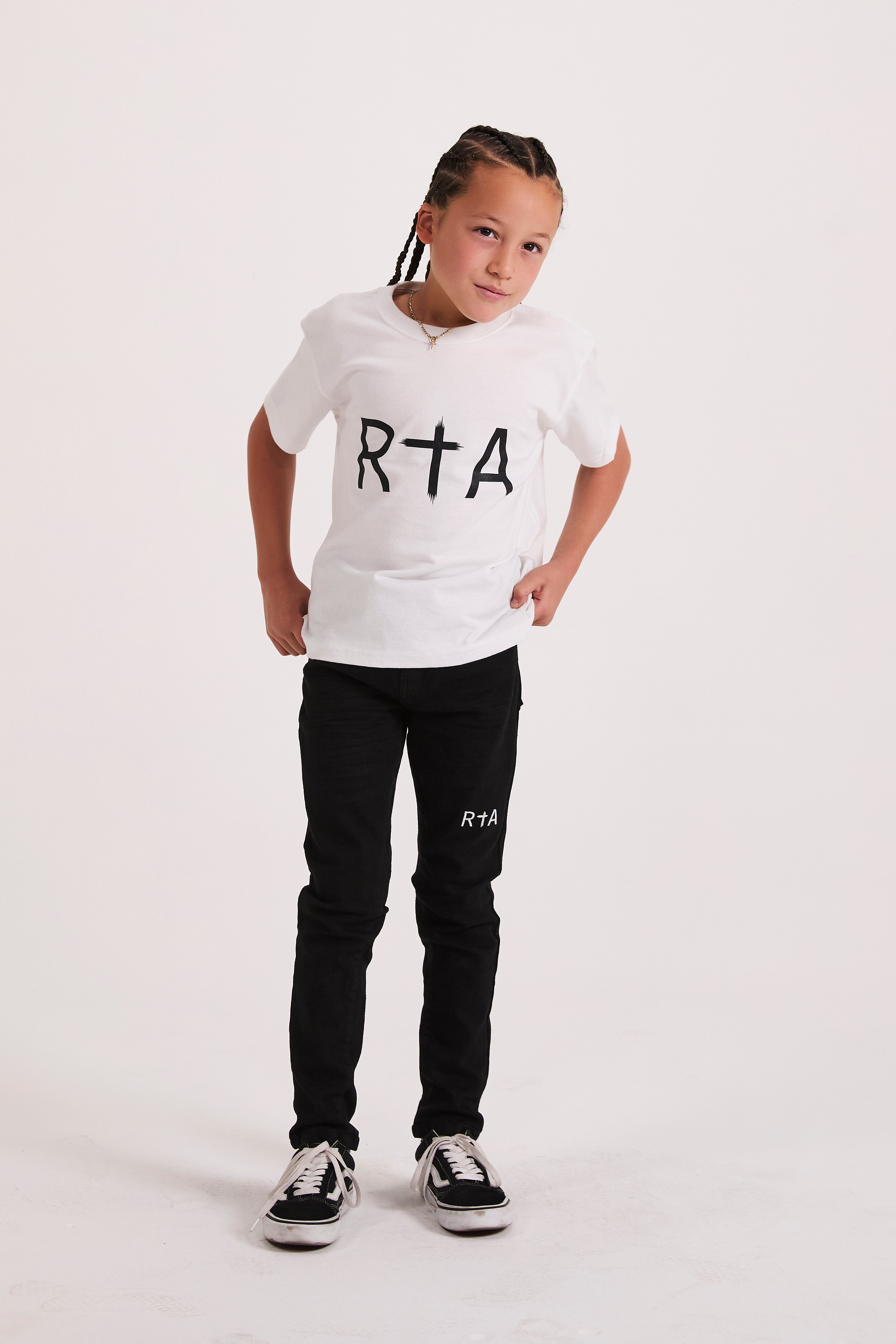 Kids White Cotton T-Shirt | RTA