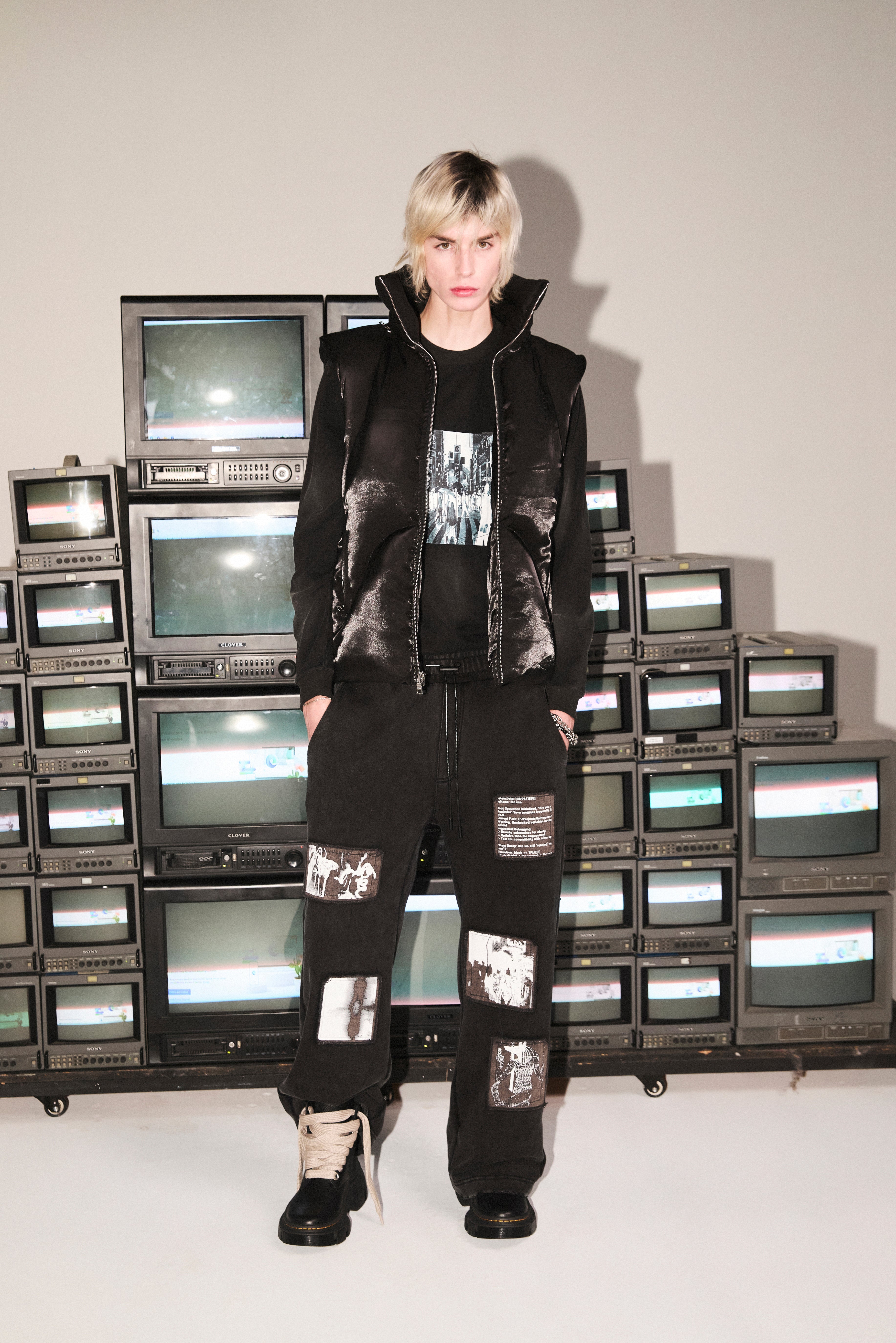 GRIFFIN SWEATPANT | VINTAGE BLACK DIGITAL PATCH