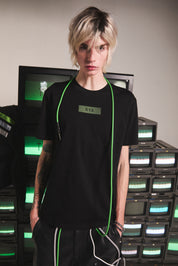 LIAM SHORT SLEEVE TEE | BLACK BINARY LOGO