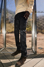 BRYANT SKINNY JEAN | BLACK ALL OVER STAR