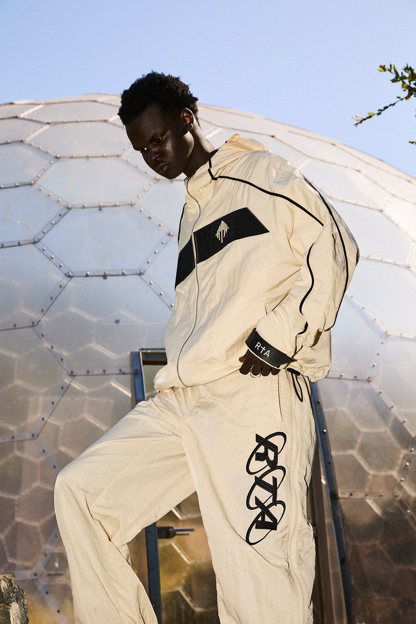 Men's Raw Sand Zayden Windbreaker Jacket | RTA