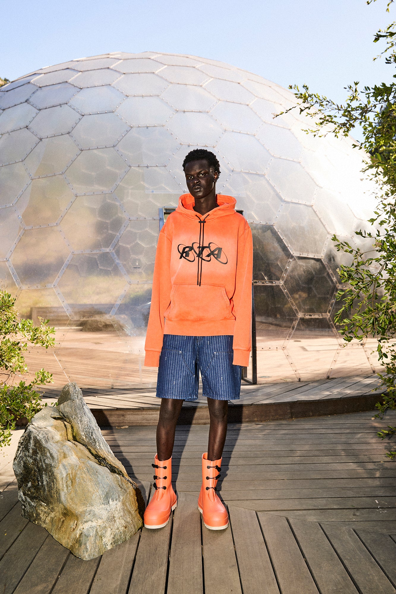 Men's Orange Dion Hoodie | RTA