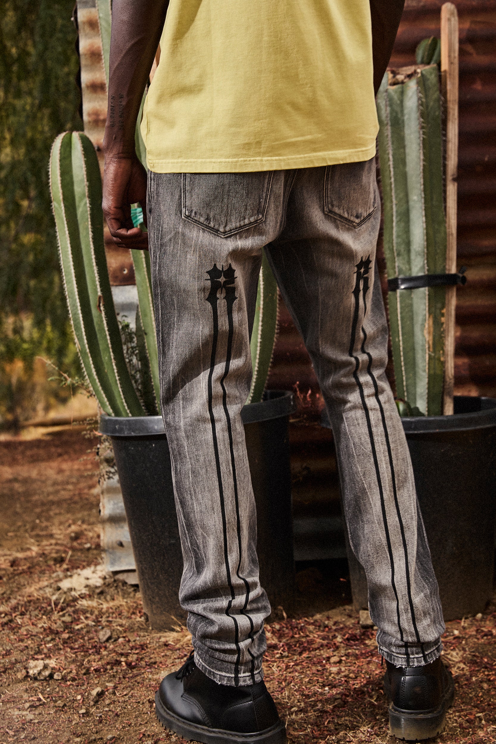 Men's Ash Faded Skinny Jeans | RTA