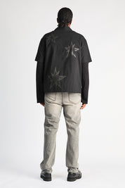 Iron Haze Ricardo Carpenter Jeans with Cross Details - Full Body Back | RTA