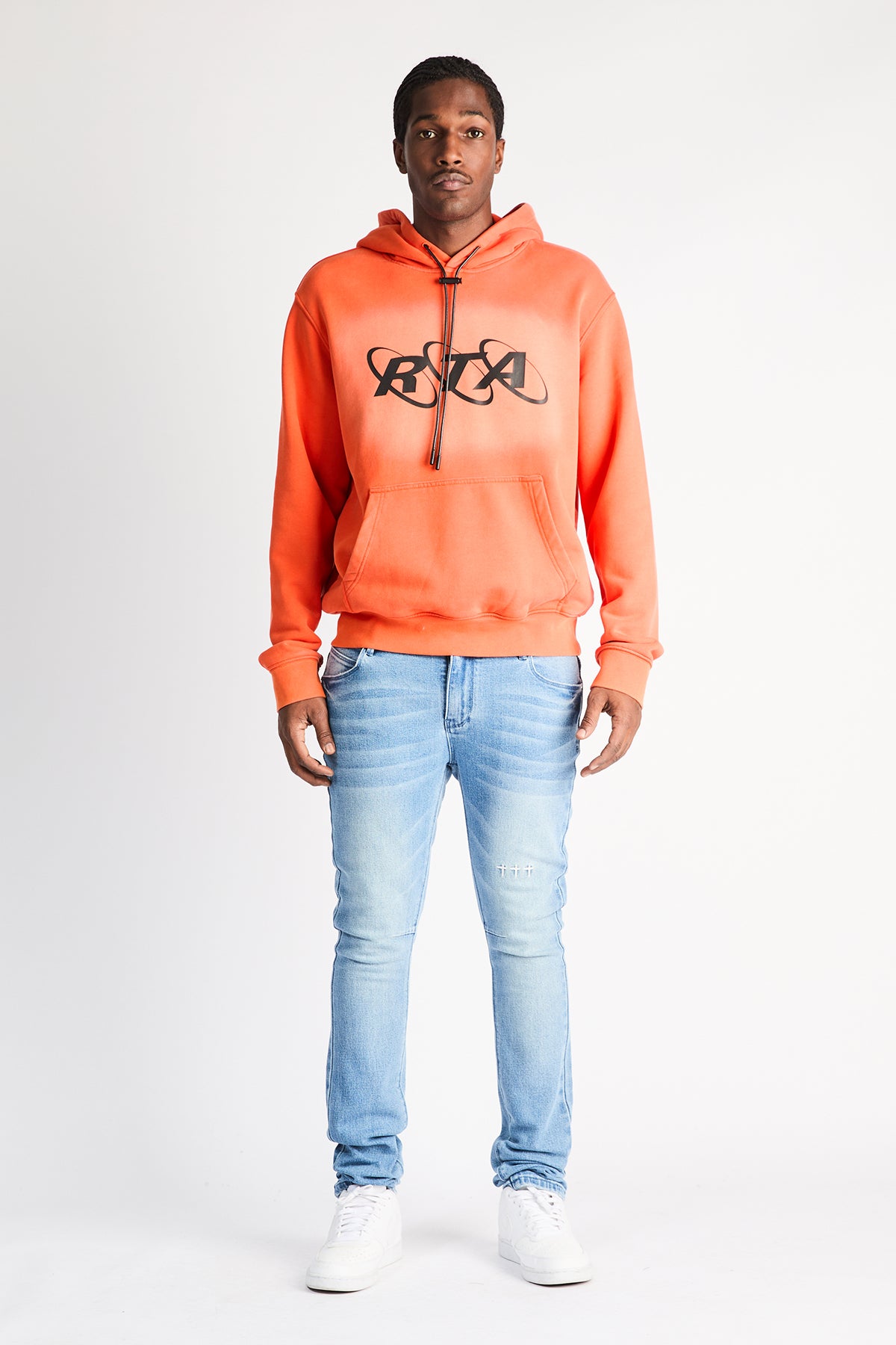 パンツ RtA Clayton Cross Pintuck Skinny Men's Glacier Blue Skinny Jeans | RTA