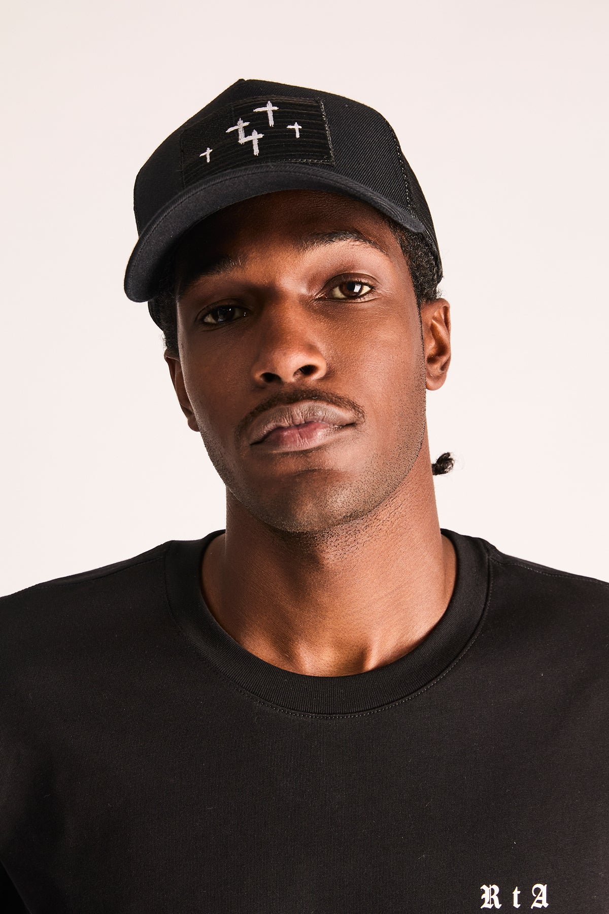 GIDEON TRUCKER HAT | BLACK RTA FLAG