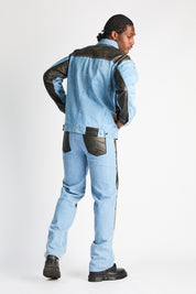 ELIOTT STRAIGHT LEG JEAN | BLUE PINSTRIPE COMBO