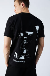 LIAM SHORT SLEEVE TEE | BLACK ROSE